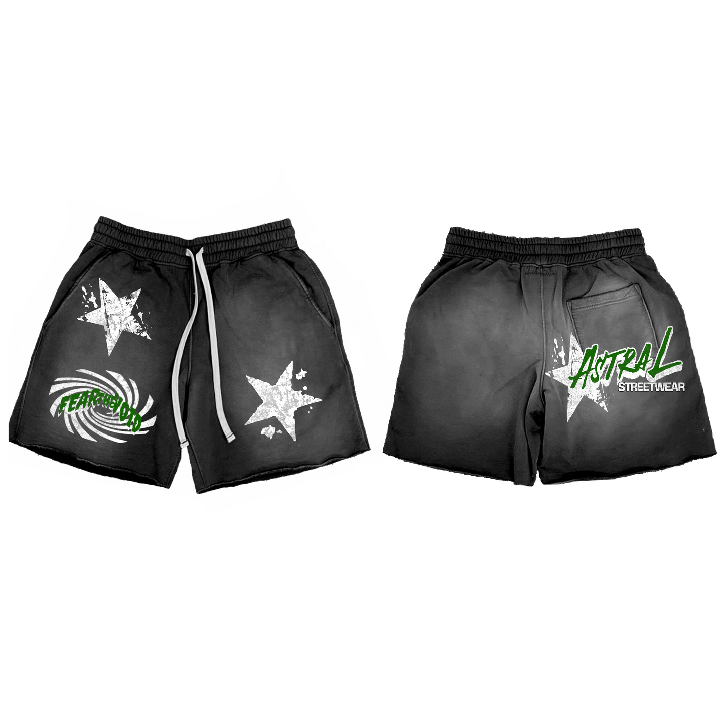 Fear the Void Shorts-Green