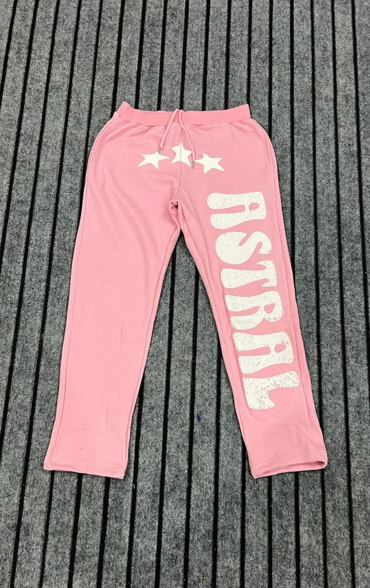 Fear The Void Sweatpants- Pink