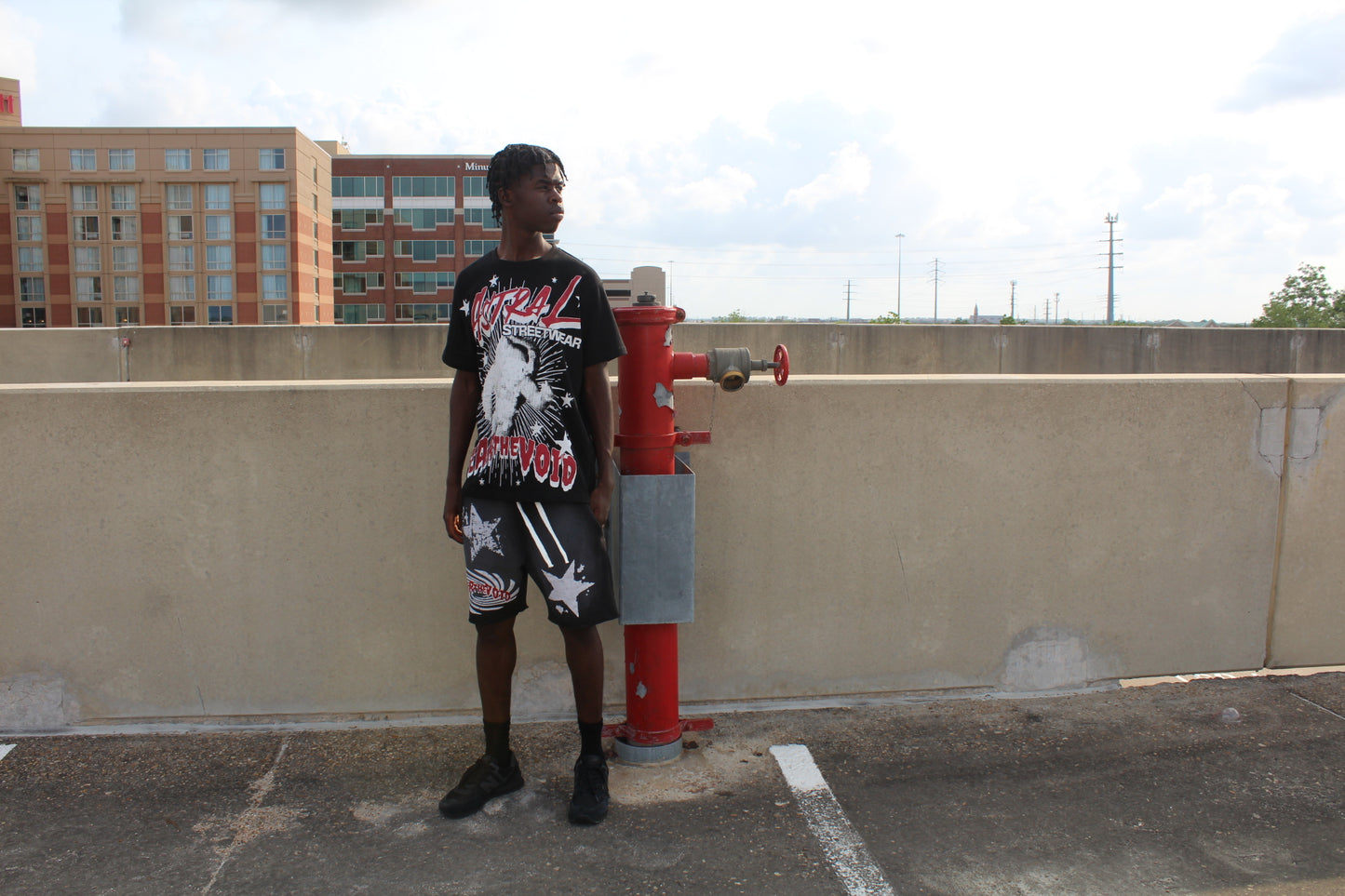 Fear the Void Shirt-Red On Black