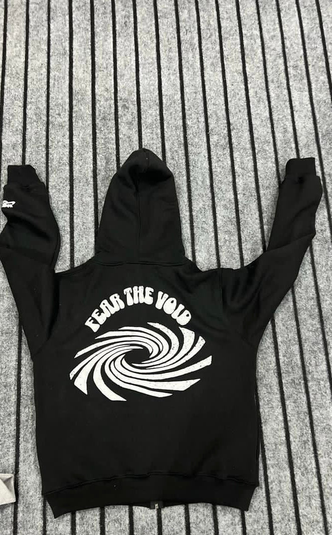 Fear the Void Hoodie-Black