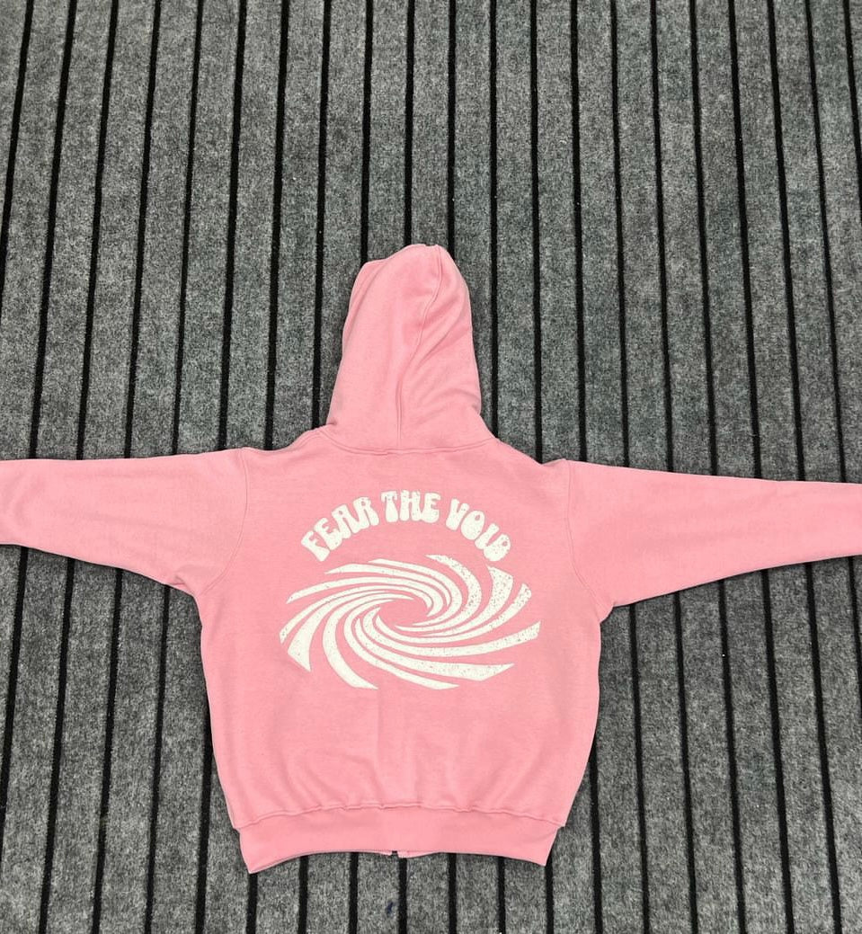 Fear The Void Hoodie- Pink