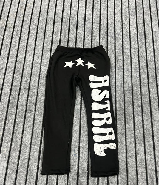 Fear the Void Sweatpants-Black