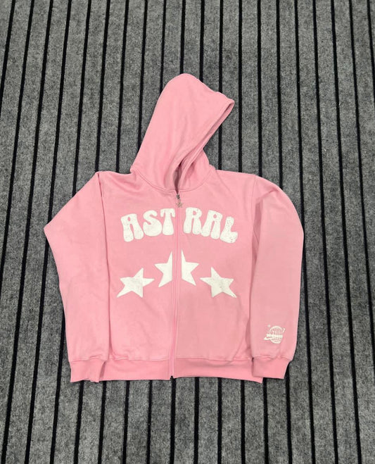 Fear The Void Hoodie- Pink